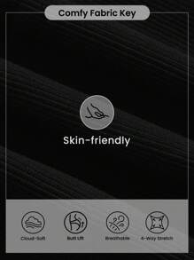 Easithlete Colanți sport fără cusături, cu talie înaltă, de culoare solidă, pentru yoga, pentru femei