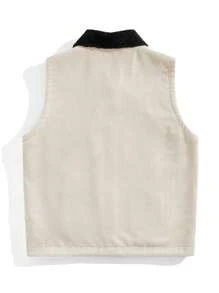 Manfinity VCAY Chaleco acolchado reversible casual de corte delgado tejido para hombres, apto para el invierno