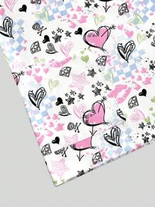 PopScrub Top de estampado de labios, flechas de amor y estrellas con cuello en V y manga corta, estilo de enfermera/médico, uniforme de examen/cirugía; Top de unicolor para peluquería de mascotas; Top de uniforme de nutricionista con múltiples bolsillos, blusa funcional de trabajo, prenda de mujer de moda, conjunto funcional de mujer para vacaciones, Día de San Valentín