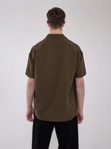 Musero Long Sleeve Button Up Collared Polo Shirt Style Top Spring Summer Essentials Smartwear Capsule Wardrobe - Multicolor - View 3