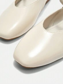 CUCCOO BIZCHIC Women's Casual Versatile Minimalist Solid Color Flat Shoes