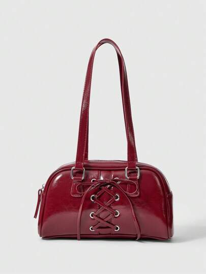 Kawaii Damen einfache praktische Reißverschluss-Umhängetasche, multifunktionale Valentinstag-Tasche