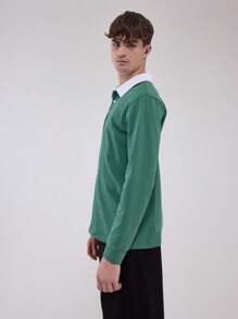 Musero Camisa deportiva con botones y cuello
