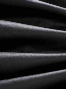 SHEIN Baby Girl Casual Colorblock Bow Decor Patchwork Dress, Autumn - White - View 7