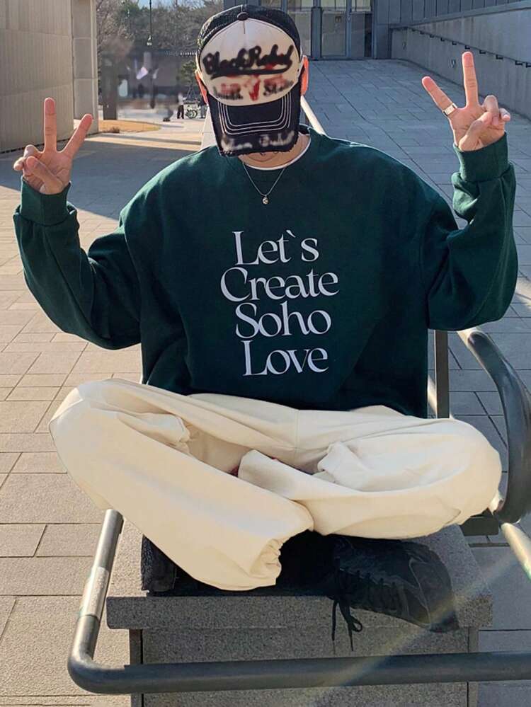 Men's Loose Straight Leg Casual Cargo Pants With Pockets