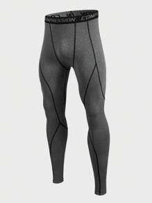 Gym Rark 男式撞色边饰字母针织腰带运动紧身裤 - 彩色 - 查看 8