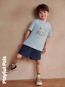 SHEIN 1 件女童夏季圆点印花方领收腰黄色连衣裙，时尚设计展现独特魅力，适合休闲外出、度假、日常穿着 - 彩色 - 查看 4