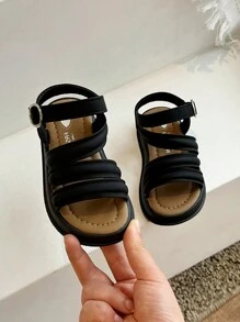 New Fashion Simple Versatile Roman Children Flat Sandals, Comfortable & Durable