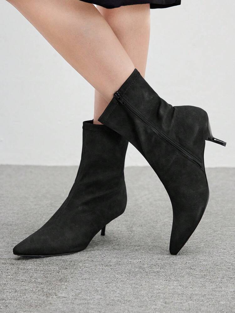 CUCCOO BIZCHIC Women's Fashionable Pointed Toe High Boots, Elegant Party/Winter Boots New Year Holiday