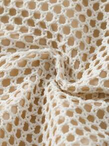 2pcs Women Summer Beach Outfit, Plain Textured Fabric Halter Triangle Bikini Top And Side Tie Swim Bottoms