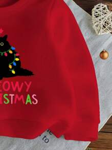 Baby Girl Casual Minimalist Crew Neck Sweatshirt, Everyday Wear, For Gift - Multicolor - View 3