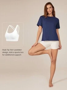 GLOWMODE Tencel Modal Oversized Everymode Tee Daily Casual Summer