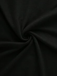 SHEIN 青少年男孩街头休闲简约星星哥特字母印花圆领短袖T恤拼色裤子套装适合旅行适合春夏旅行装，春季 - 彩色 - 查看 8