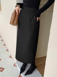 DAZY 女士长款直筒裙，适合春夏、情人节、中国新年等场合，铅笔裙