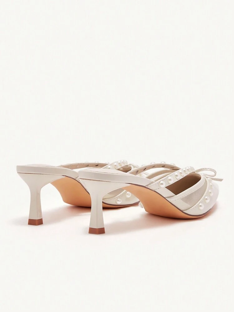 CUCCOO CHICEST Pointed Toe Color Contrast High Heel Pumps For Women Valentine's Day