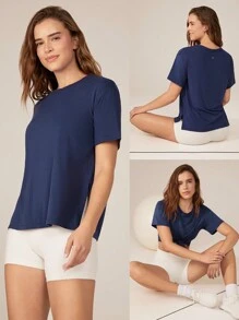 GLOWMODE Tencel Modal Oversized Everymode Tee Daily Casual Summer