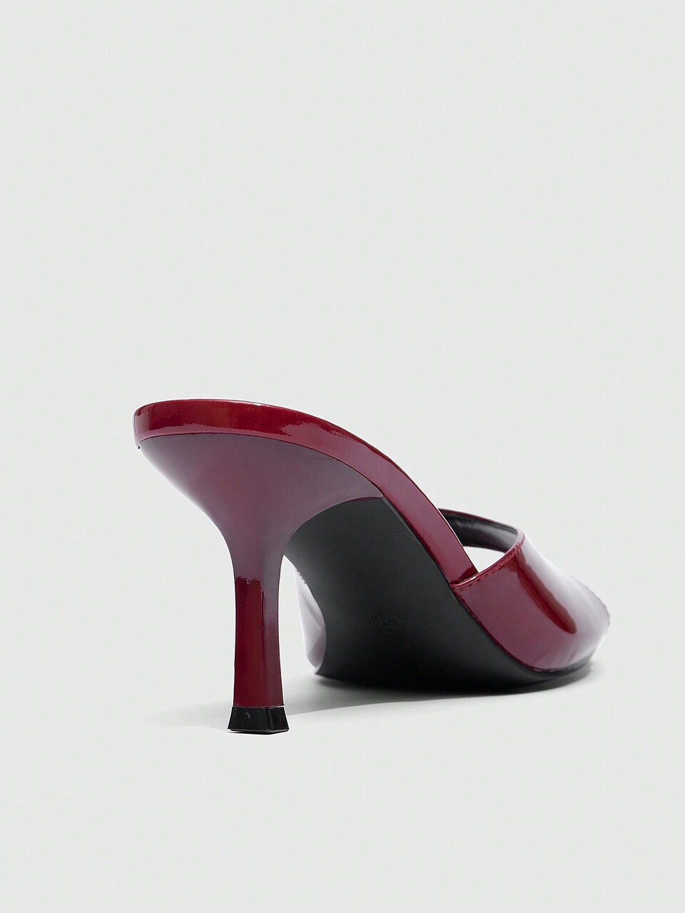 CUCCOO BIZCHIC Square Toe Stilettos Burgundy Women's High Heel Ankle Strap Sandals, Sexy Party Outfit For Spring/Summer Spring Shoes Spring Break Easter For Christmas Spring Shoes Summer Shoes
