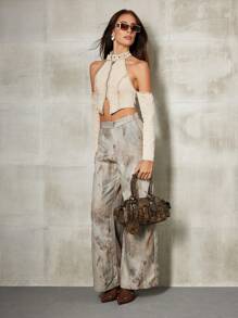 SHEIN ICON Moda femei New Sweet & Cool Y2K Heart Decor Retro Biker Style Top Handler Geantă, potrivită pentru fete, stradă, Y2K, retro, geantă de mână, tote bag, inimă, stil motociclist, geantă pentru școală, adolescenți