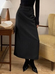 DAZY 女士长款直筒裙，适合春夏、情人节、中国新年等场合，铅笔裙