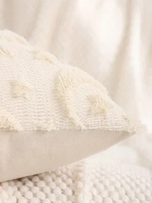 1 件斋月装饰靠垫套，带新月毛绒绗缝刺绣，秋季装饰，秋季装饰，房间装饰