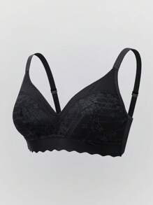 Plus Size Beugelloze, Padless Ondersteunende BH Voor Grote Borsten