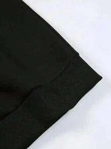 Flirla Sudadera con capucha de felpa con estampado de corazón de leopardo para el Día de San Valentín, talla grande