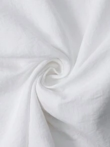 Calvaya Blusa de mujer con elegante acabado de encaje blanco minimalista