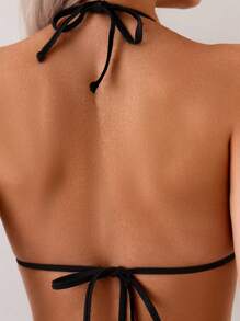 SHEIN Swim Floral Print Swimwear Top For Summer Vacation