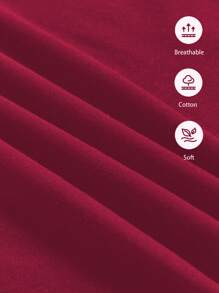 SHEIN Leap Crew Tween Boys Casual Round Neck Short Sleeve T-Shirt, Suitable For Summer - Red - View 4