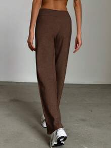 Aloruh Knitted Low-Waist Casual Pants, Versatile For Home & Outdoor Wear, Autumn/Winter
