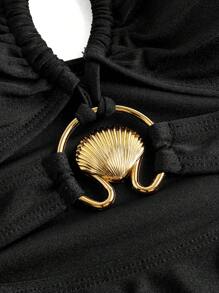 Swim Oasis Letnia sukienka walentynkowa w stylu jednoczęściowym dla kobiet