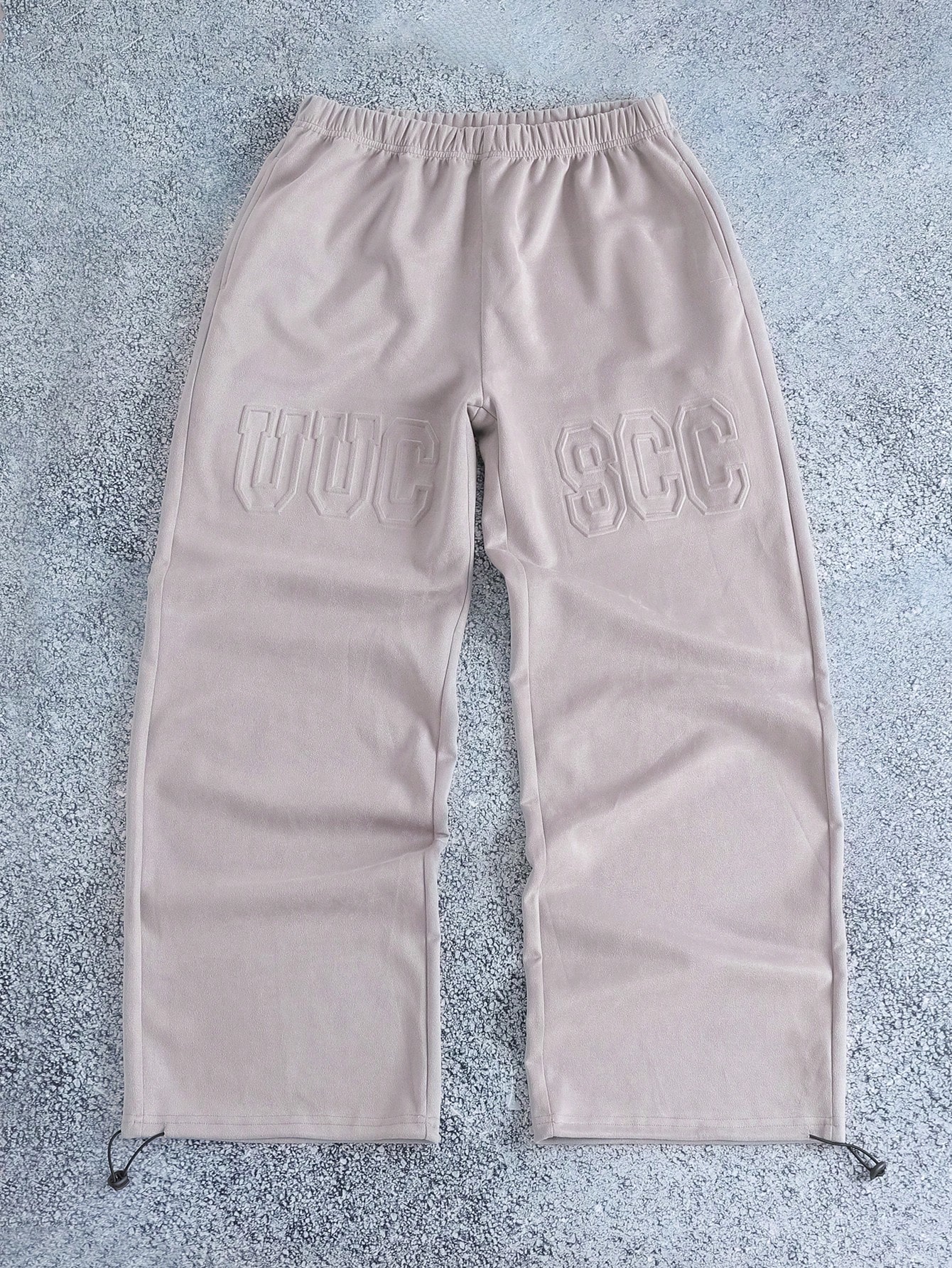 Men's Elastic Waist Letter Print Casual Sweatpants