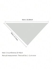 PETSIN Valentine's Day Pet Bandana, Heart Pink Print Dog Scarf - Multicolor - View 5