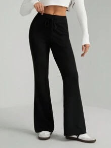 SHEIN Tall Women's Solid Color Thermal Lined Warm Pants