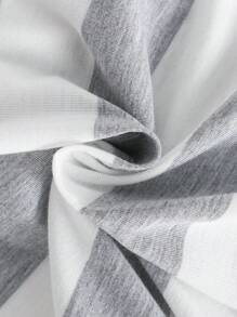 4pcs Young Boys Toddler Plain & Striped Crew Neck Short Sleeve T-Shirts, Casual & All-Match, Perfect For Pairing With Jeans, Shorts, Trousers, Soft & Comfortable, New Summer Collection - Multicolor - View 6