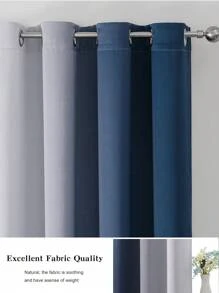 纯色拼布简约遮光窗帘，休闲家居用品，秋季装饰，秋季装饰，房间装饰