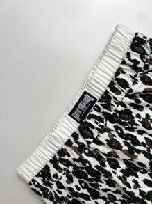 SHEIN Pantalones largos informales y holgados con bloques de color para niñas preadolescentes - Multicolor - Ver 5
