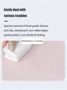 1Pc/2Pcs 18cm*20cm Pu Mouse Pad, Waterproof And Scratch-Resistant, Suitable For PC Laptop Desktop, Office Study And Gaming Mouse Pad, Blue-Upgraded Thickened Version Back To School, School Stuff. - Navy Blue - View 5