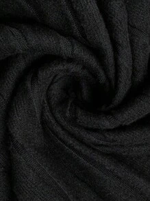 SHEIN LUNE Plus Size Gładka koszulka z długim rękawem, swobodna i prosta codzienna odzież na wiosnę