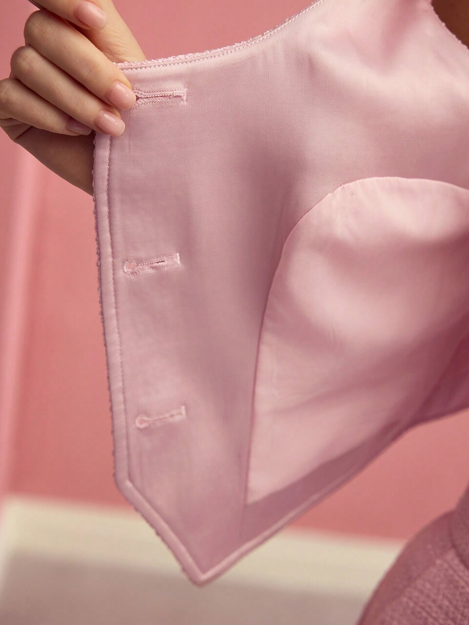 BUTTON UP ASYMMETRICAL HEM WAISTCOAT,VALENTINE'S DAY