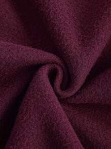 INAWLY Sudadera con capucha con cremallera delantera con cordón y strass en forma de estrella para mujer de talla grande, para graduación, vuelta al colegio, graduación, maestras, sudadera de otoño e invierno - Burdeos - Ver 4