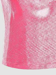Tween Girl Cartoon Print Crew Neck Long Sleeve T-Shirt And Cargo Pants 2 Pieces Casual Set, Autumn - Hot Pink - View 6