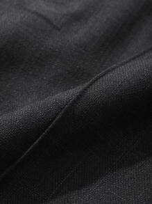 DAZY Women's Casual Plaid Fringe Hem Fitted Flare Pants Women Dress Pants