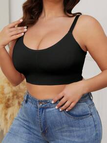 SHEIN 3pcs/Set Plus Size Women Casual Wireless Bras - Multicolor - View 6