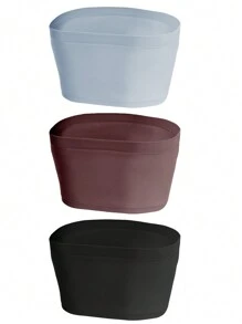 3入組女士無肩帶實色內衣套裝 - 彩色 - 查看 2