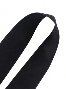 男士纯色镂空性感内衣配饰 - 黑色 - 查看 5