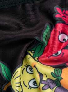 Men's Cartoon Print Minimalist Sexy Briefs, Casual For Everyday Wear - Multicolor - View 7