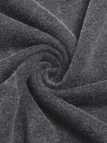 SHEIN Coolane Cotton Casual Short Sleeve Cropped T-Shirt - Grey - View 11