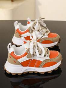 Zapatos informales tipo Gump para niños, versión coreana de zapatos deportivos ligeros, resistentes al desgaste, cómodos y con diseño de arcoíris a la moda