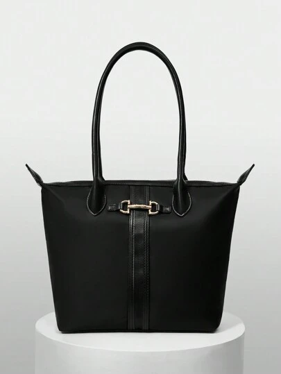 BizChic 女士纯色大容量简约收纳袋休闲手提包